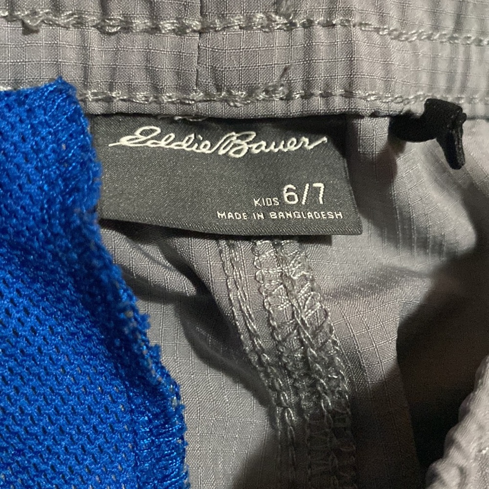 Eddie Bauer Big Boy's Youth Hybrid Quick Dry Mesh Lined Casual Active Shorts - Picture 6 of 7